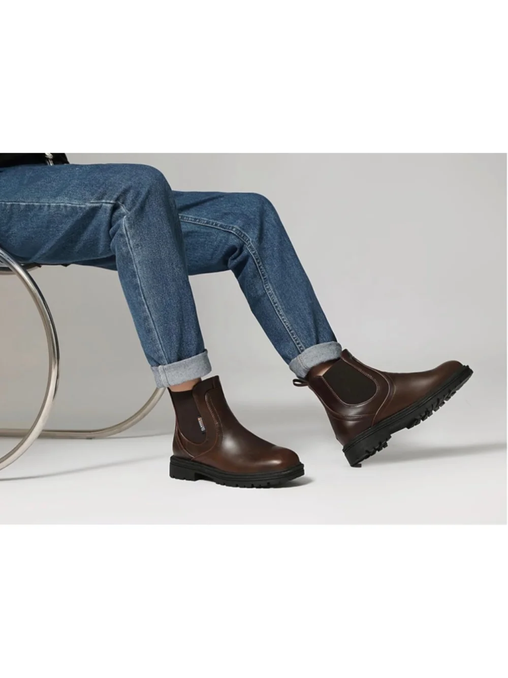 NEW Mens Chelsea Ankle Boots Slip on Boots Dress 12